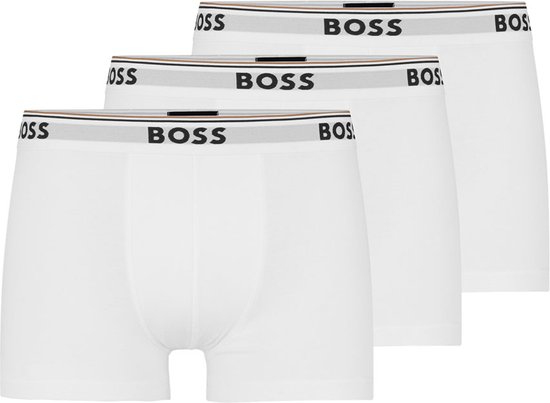 BOSS - Korte Boxershorts Power 3-Pack 100 - Heren - Maat XL - Body-fit