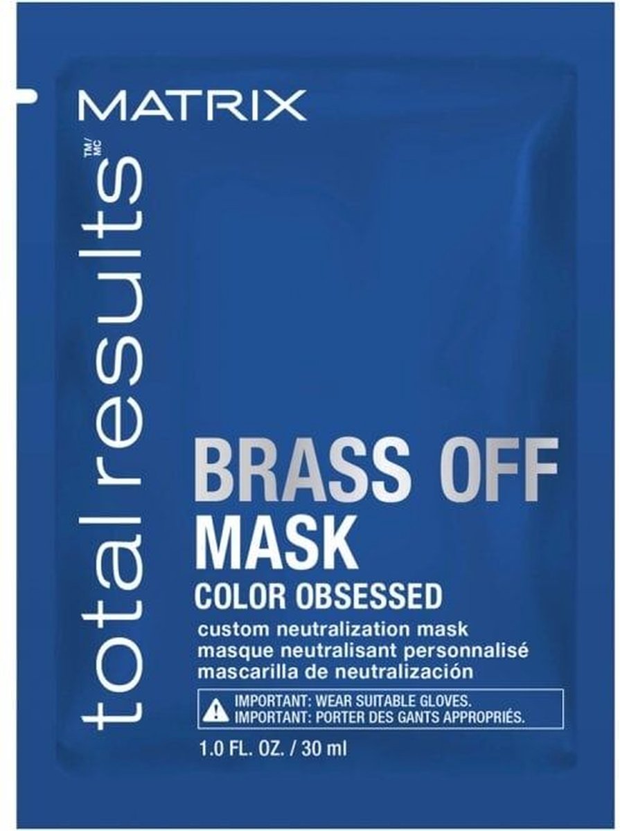 Matrix Masker Total Results Brass Off Custom Neutralization Mask 30ml