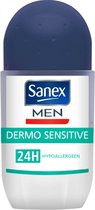 3x Sanex Deodorant Roller Men Sensitive 50 ml