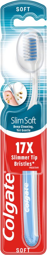 Colgate Tandenborstel Slim Soft - 3 stuks - Voordeelverpakking