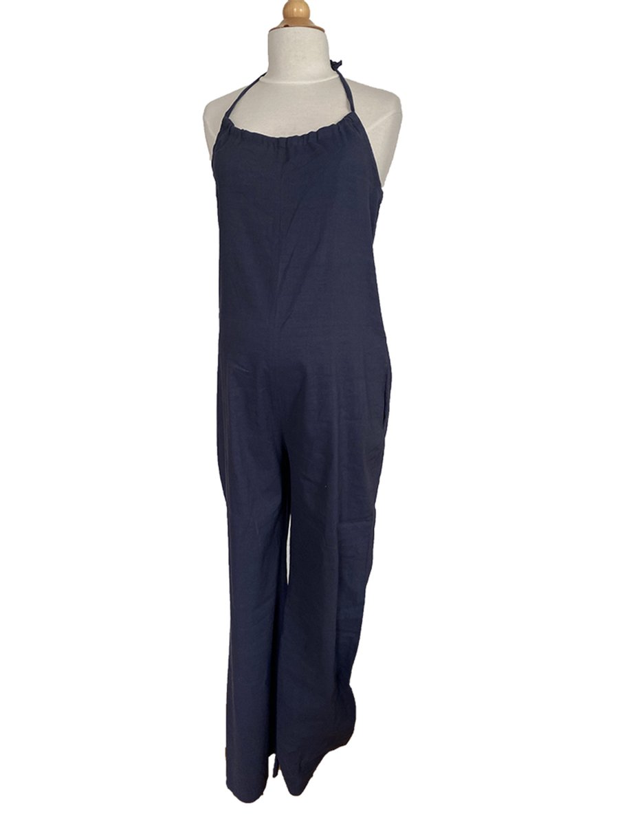 FRAGILE Zwangerschapsjumpsuit Bodysuit Indigo Kleur: Indigo, Maat: XL