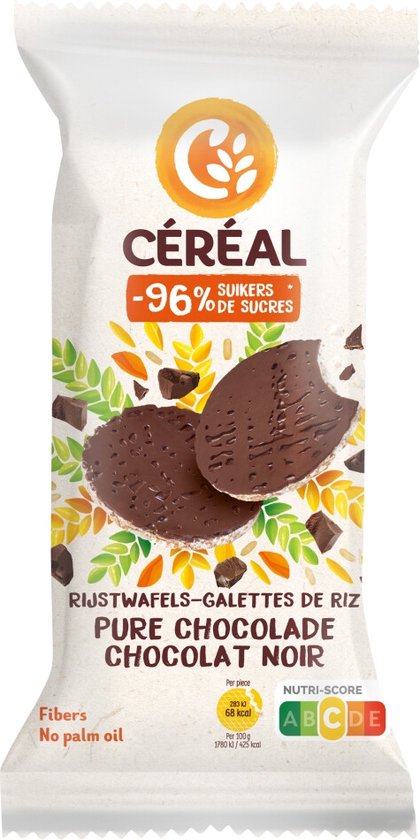 Céréal Rijstwafels Puur - 6 x 130 gr - Voordeelverpakking