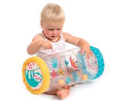 Kruiprol voor Baby - LUDI - Opblaasbare Rol om te Leren Kruipen - Vanaf 6 Maanden - Luiaard
