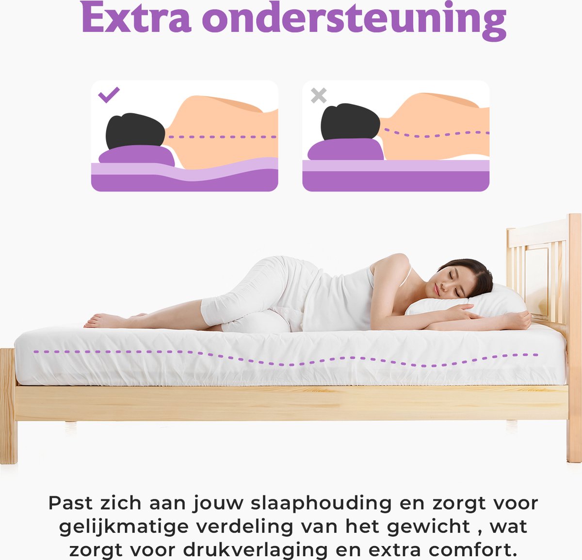 Densi - Matras - 140x200 cm - 20cm dik -Medium - HR Koudschuim thumbnail 3