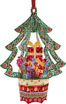3D Baubles (Kerstbal Wenskaart met envelop) - Presents Tree