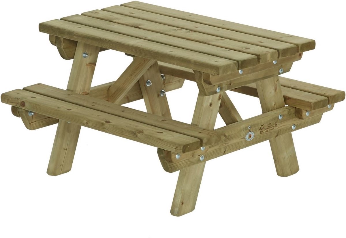 Kinderpicknicktafel Olivia 90x90cm