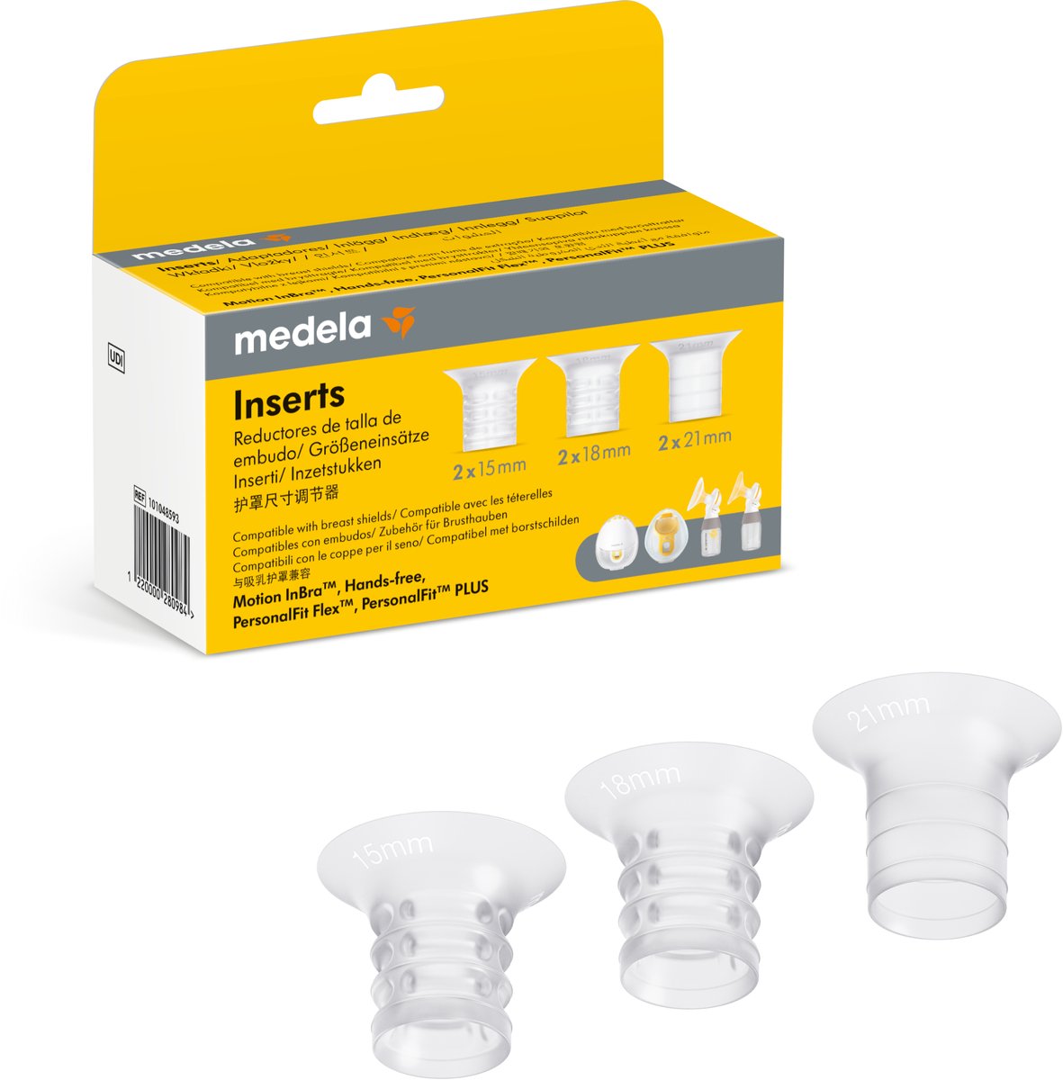 Medela Borstschild Inserts - 6 stuks in 3 maten thumbnail 5