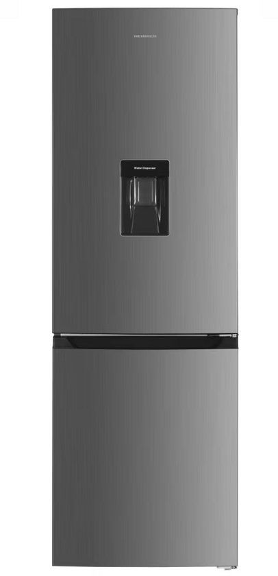 Heinner koel-vriescombinatie 291L No Frost inverter motor waterdispenser rvs omkeerbare deur elektrisch