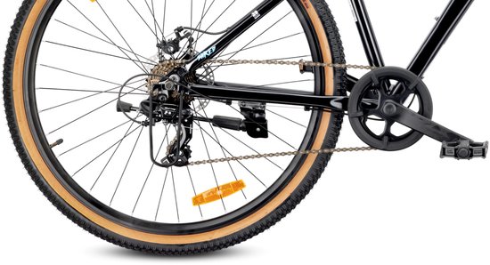 VERDANT SHRED Mountainbike 29", MTB-fiets voor dames en heren, fiets 29 inch - aluminium frame, schijfremmen, 7 versnellingen - Zwart van Verdant — afbeelding 3