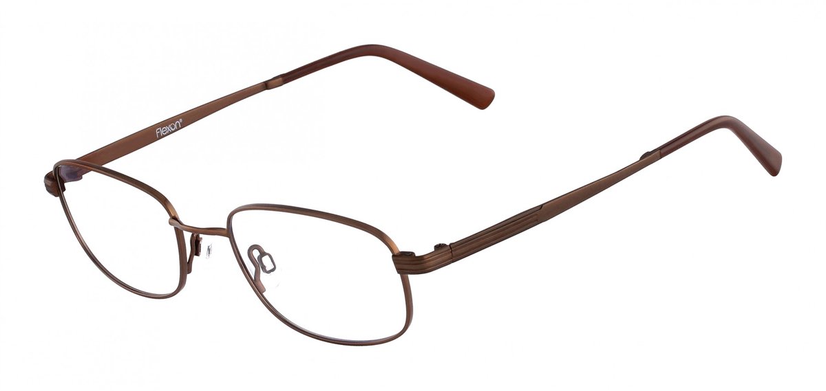 Flexon FLEXON CLARK 600 (210) brown 52/19/140 MAN Brilmonturen