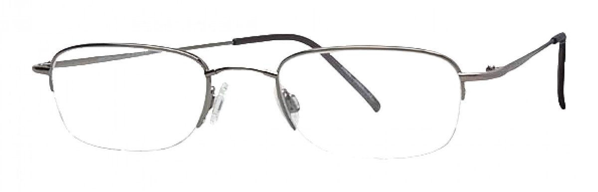 Flexon FLEXON 607 Light gunmetal 51/20/145 MAN Brilmonturen