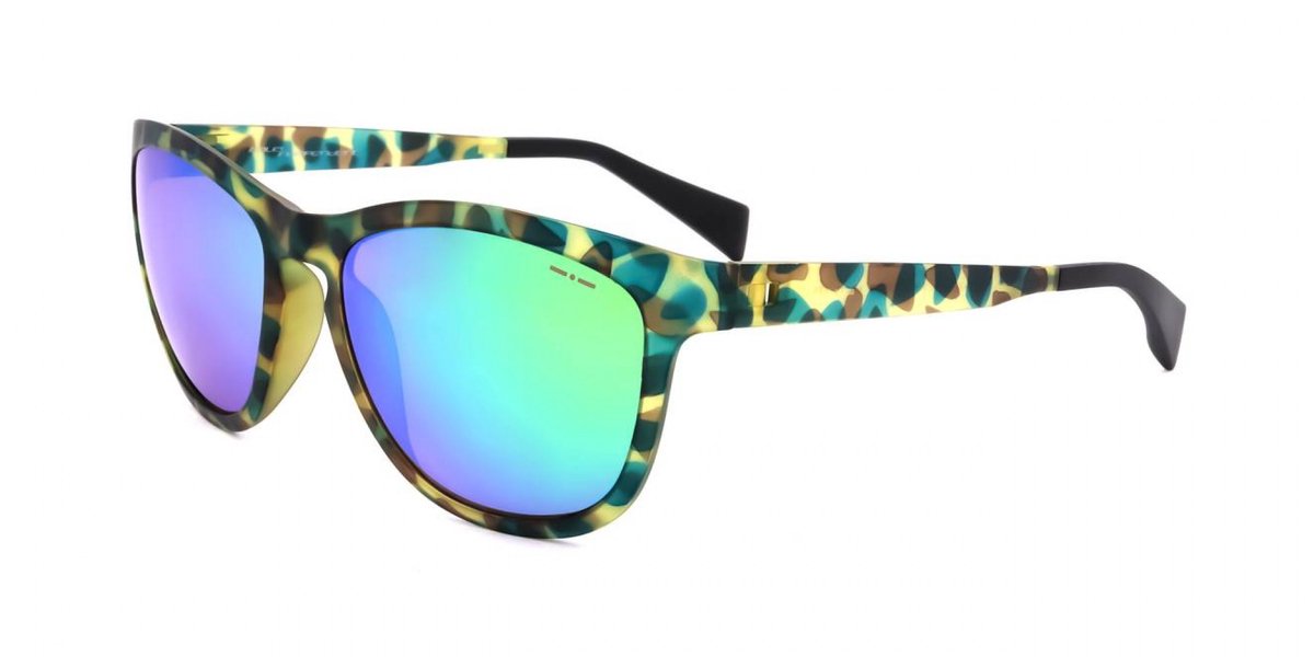 Italia Independent I MOD 111 Havana green 53/18/135 UNISEX Zonnebrillen