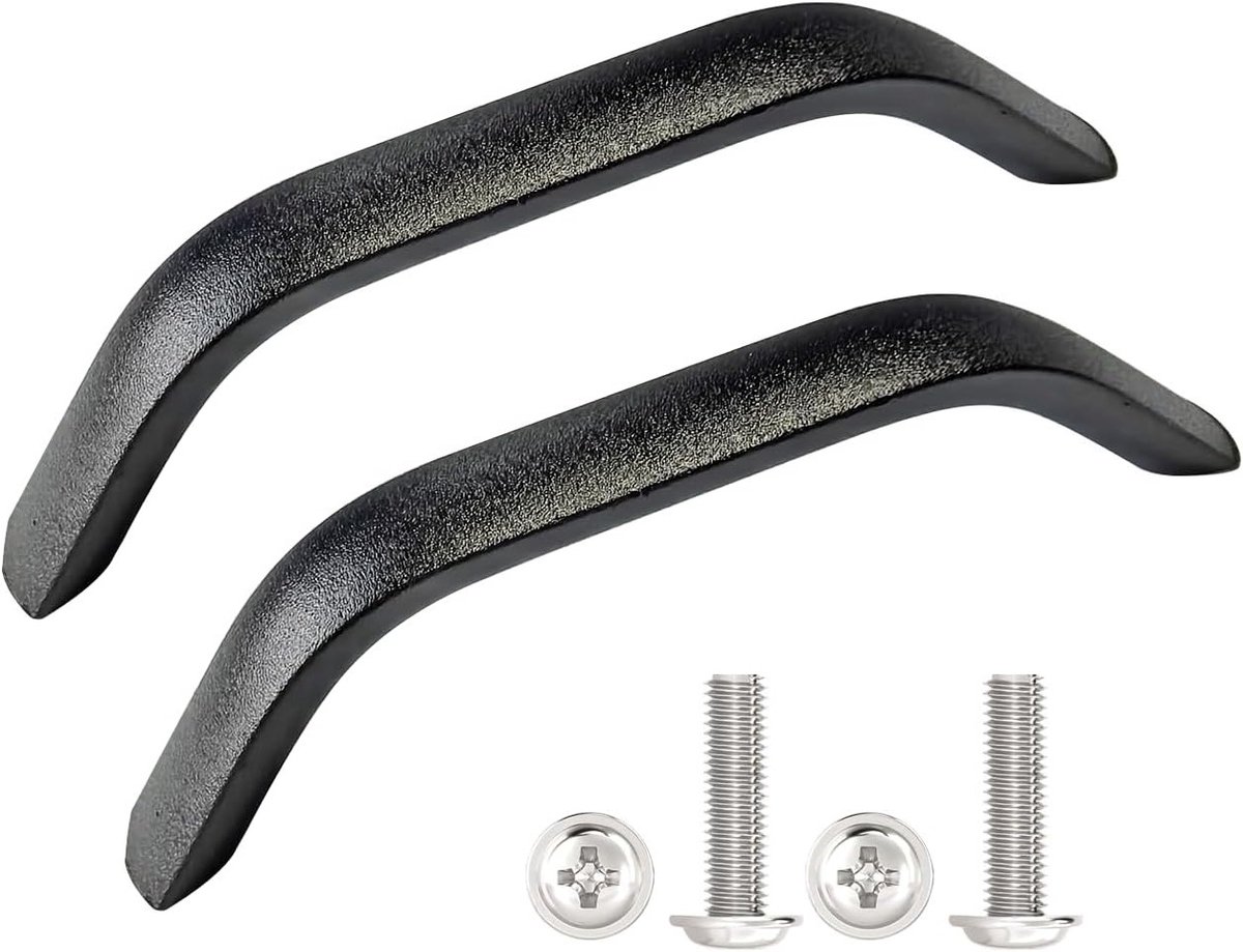 Set van 2 Zwarte Keukenhandgrepen voor Keukenkastdeuren met Boorgatafstand van 192mm, Duurzaam en Stijlvol