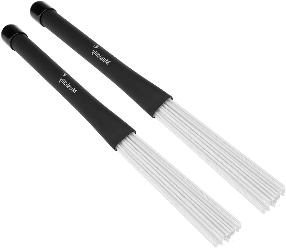 Intrekbare Nylon Jazz Drumstok Veegborstels - Standaard Drum Borstels
