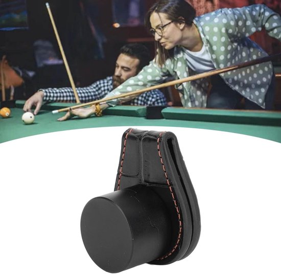 Draagbare Magneet Chalkhouder voor Biljart, Snooker en Pool - Leer Chalk Clip voor Cue Accessoires — afbeelding 4