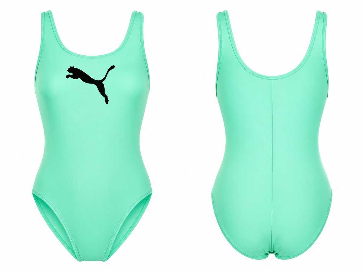 PUMA Swim dameszwempakbadmode Groen