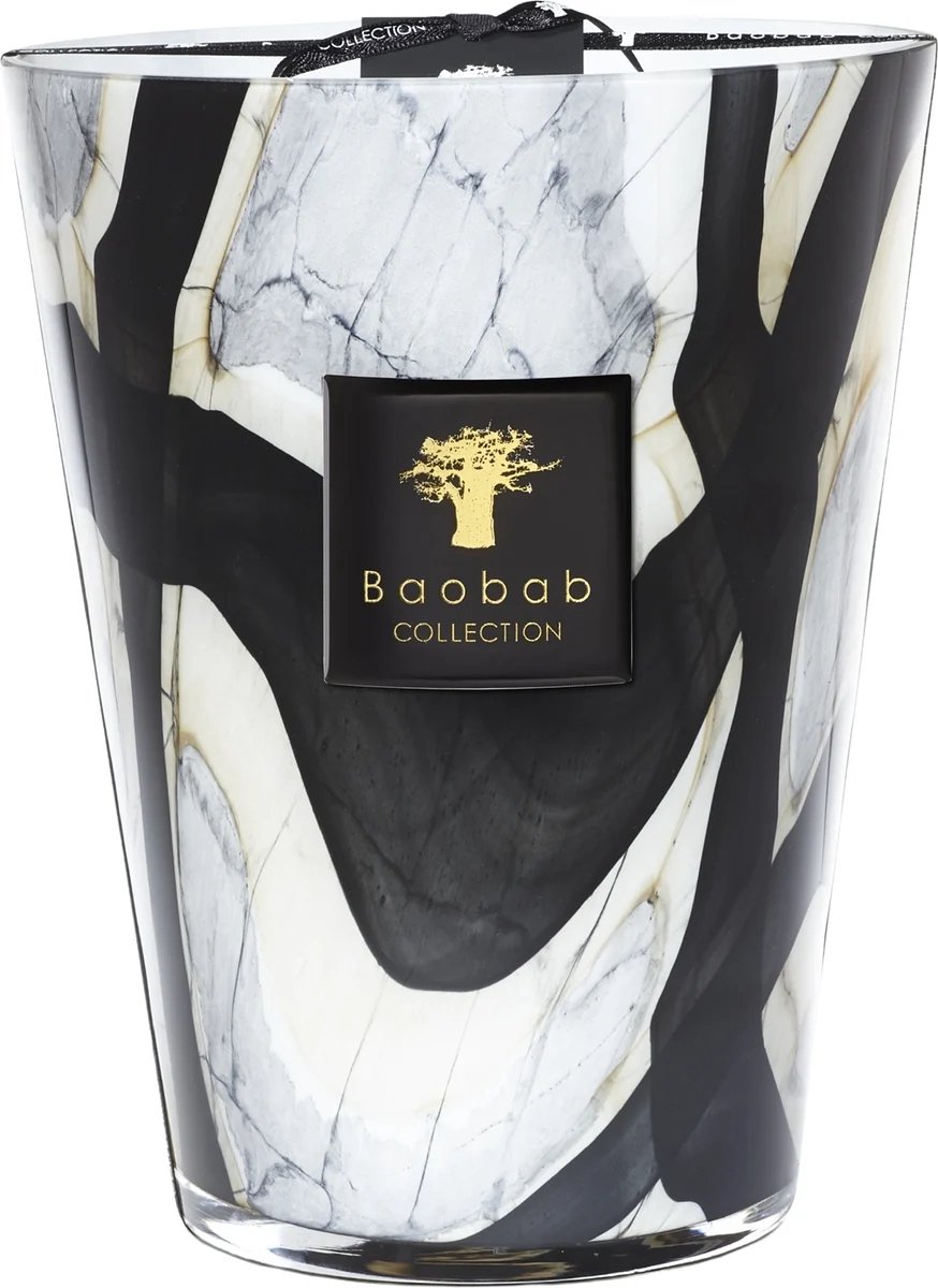 Baobab Collection - Stones Marble - Luxe Geurkaars 24cm