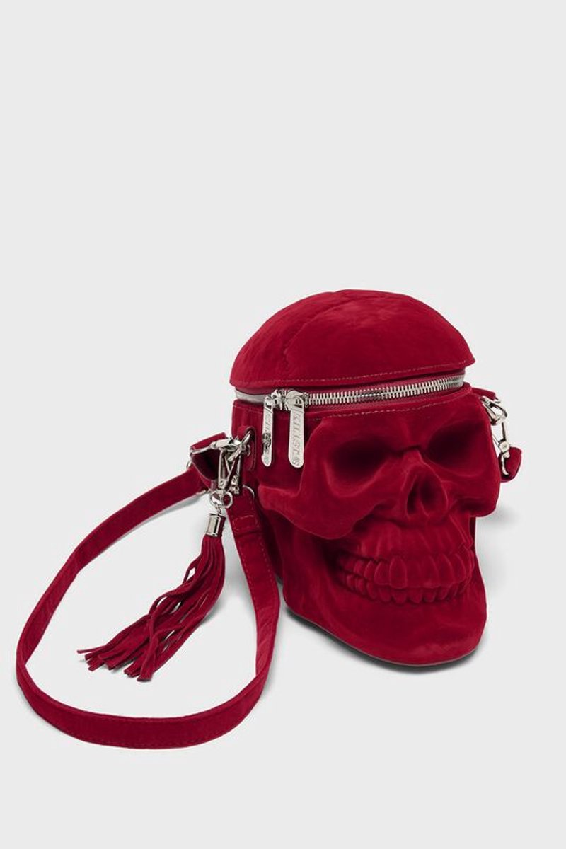Killstar Grave Digger Skull - Blood Dames Handtas - rood - Standard