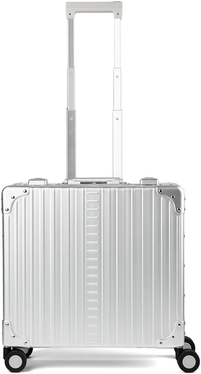Aleon Deluxe 4 wielen Zakelijke trolley 45 cm - Harde bagage - TSA slot - platinum 1