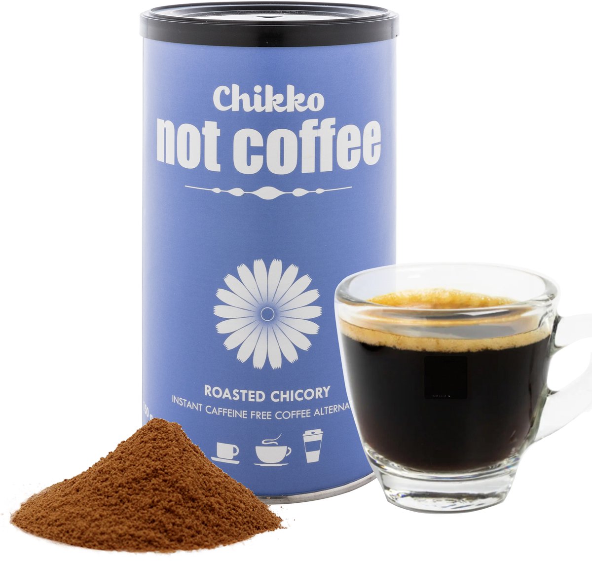 Chikko Not Coffee - Geroosterde cichoreidrank - Cafeïnevrij - Gezond alternatief voor koffie