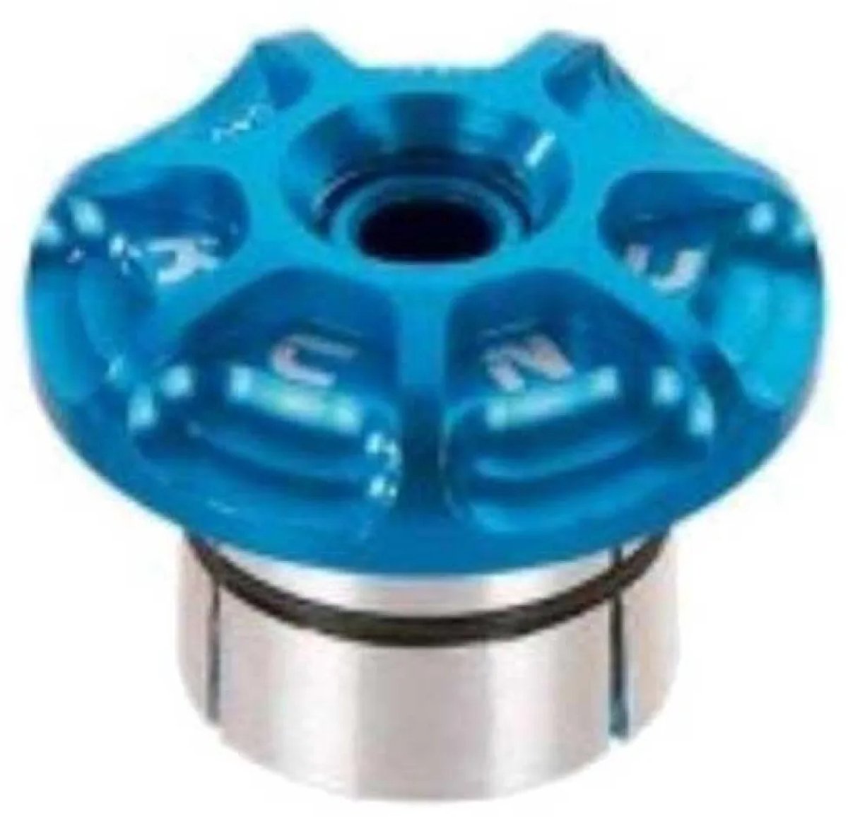 Kcnc Handlebar Cap Plugs Set Mtb Balhoofdexpander Voor Fiets Blauw