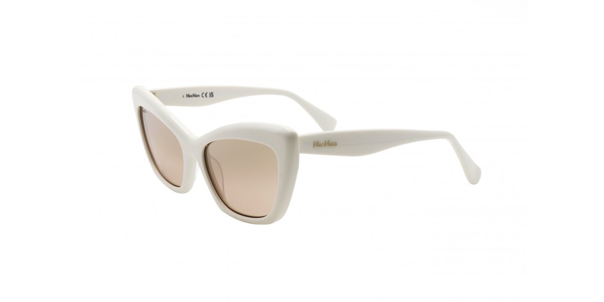 Maxmara MM0063 White 57/18/145 WOMAN Zonnebrillen