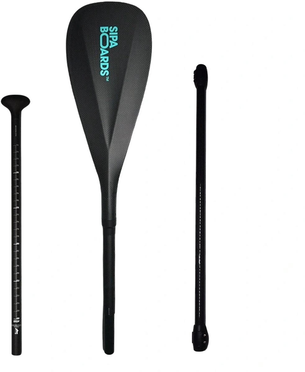 SipaBoards Carbon Fiber Peddel – 3-Delig – Lichtgewicht – Prestatiegericht