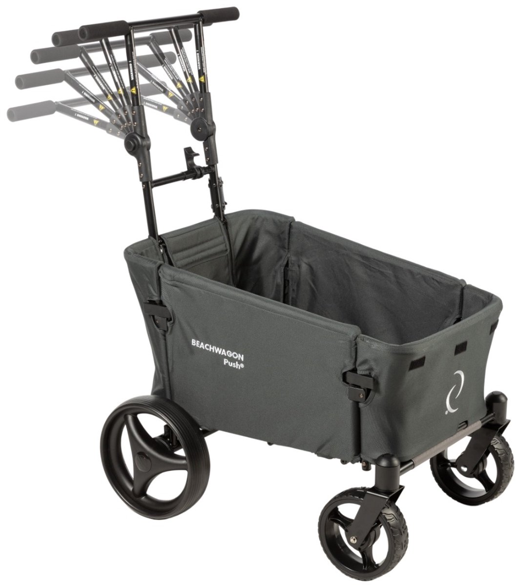 Beachwagon PUSH Opvouwbare bolderkar - donkergrijs