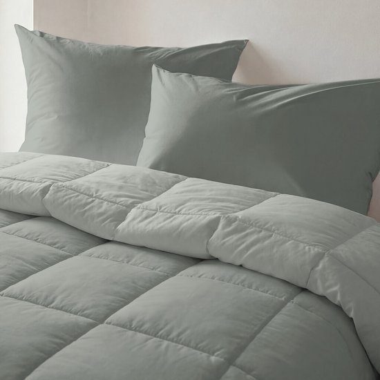 Byrklund Dekbed zonder overtrek Wash & Rest - 240x200 - 100% Polyester - Groen