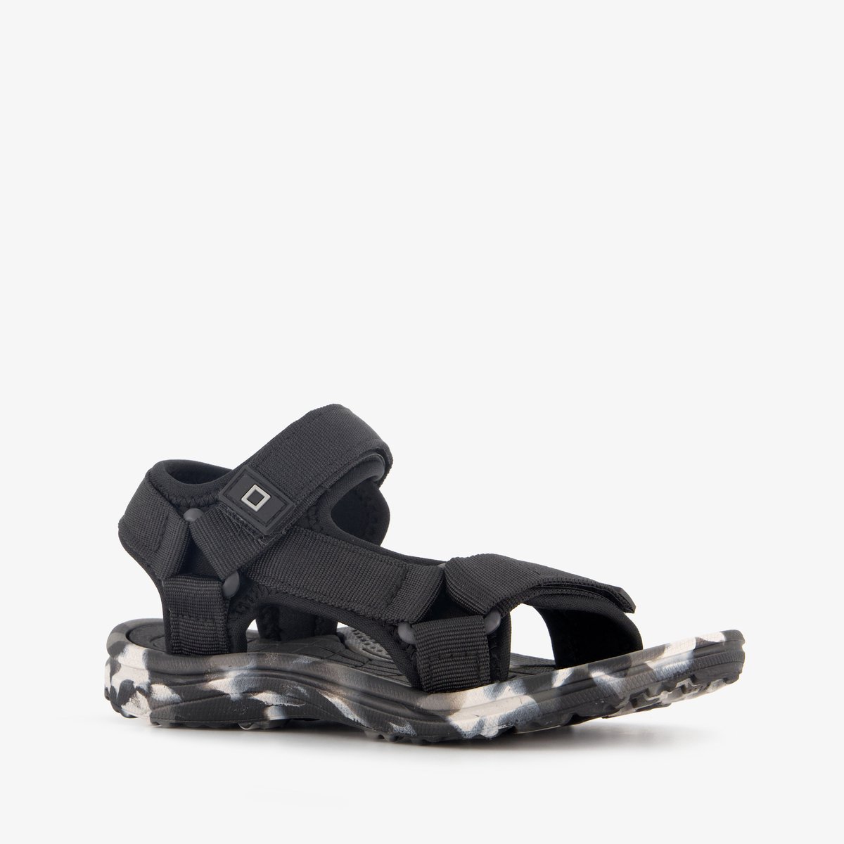 Box jongens sandalen met camouflage Zwart