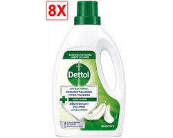 8 x Dettol - Toevoeging bij de was - Sensitive - 1,5L