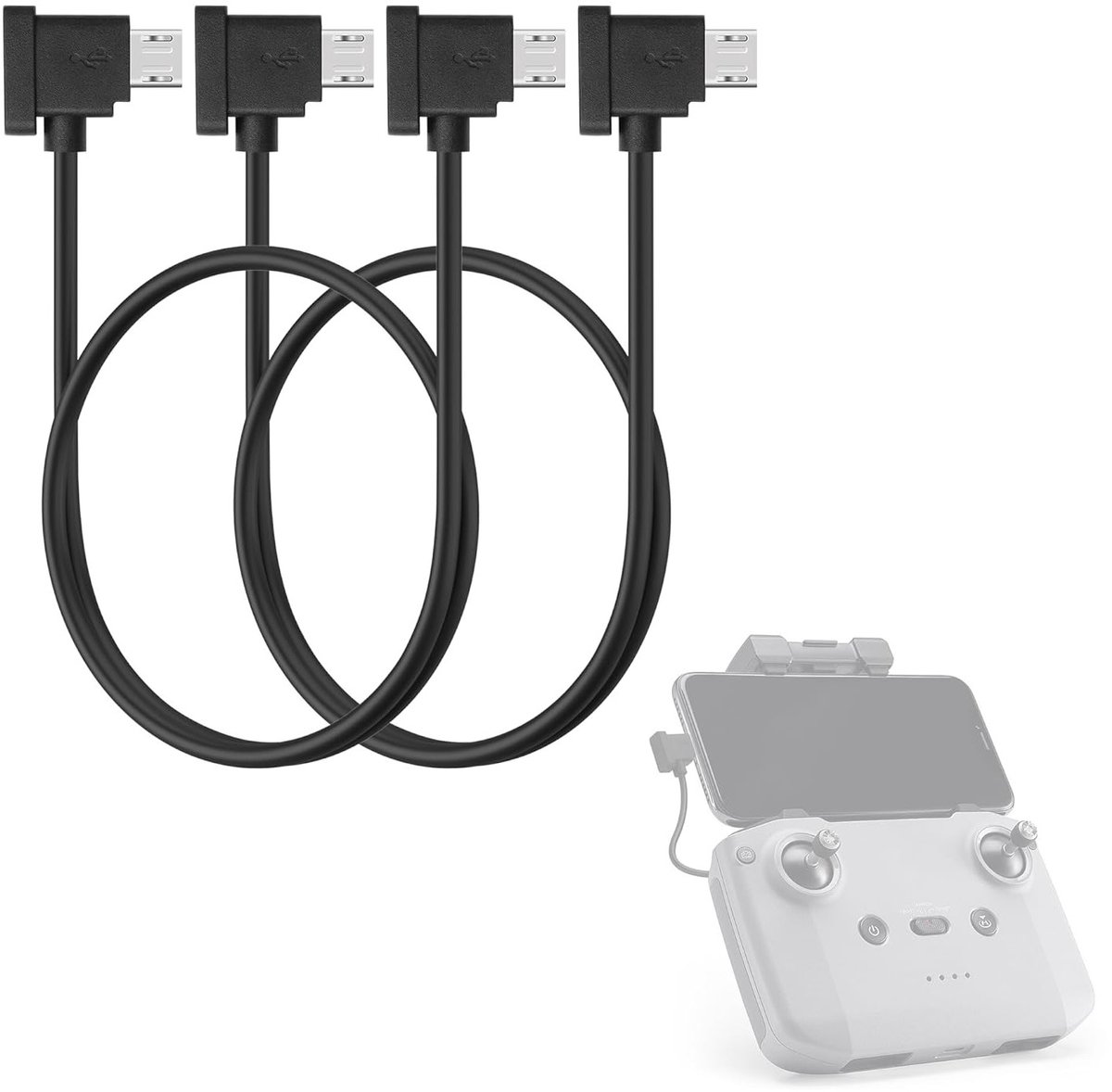 USB-C OTG RC Kabel 30cm voor RC-N3/N2/N1/N1C - Drone Accessoires voor DJI Mini 2, Mavic 3 en Air 2S - Type C naar Type C Verbinding voor Afstandsbediening