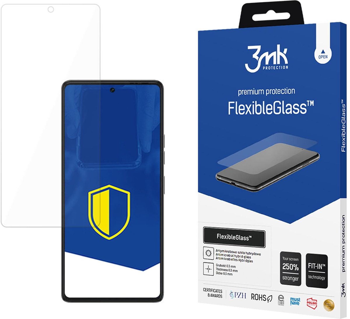 3MK W-3FXGL-TP6P scherm- & rugbeschermer voor mobiele telefoons Matte schermbeschermer 1 stuk(s)