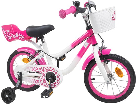 vidaXL - Kinderfiets - Met - Zijwieltjes - 12 - Inch - voor - 2-4 - jaar - oud - Roze van VidaXL — afbeelding 5