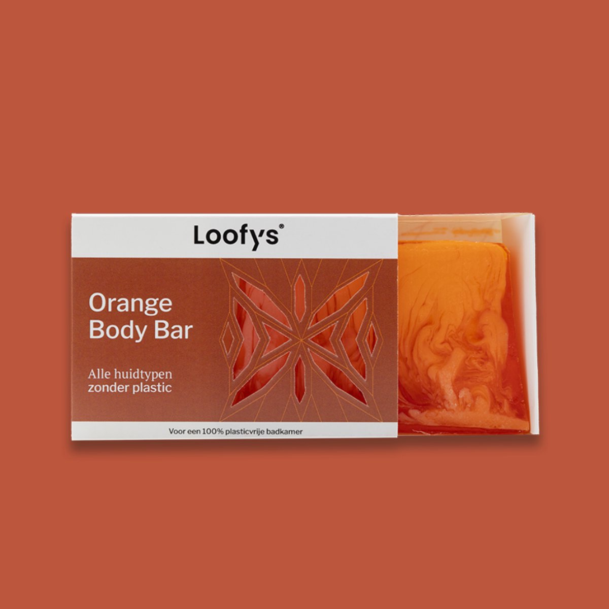 Loofys® Juf Cadeau – Bedankje Juf – Body Bar Orange 80g in Cadeaudoosje – Bedankt Cadeautje Einde Schooljaar, Afscheid & Kerstcadeau – Onder 10 Euro – Vegan & Plasticvrij — cadeau in Verzorging - foto 2