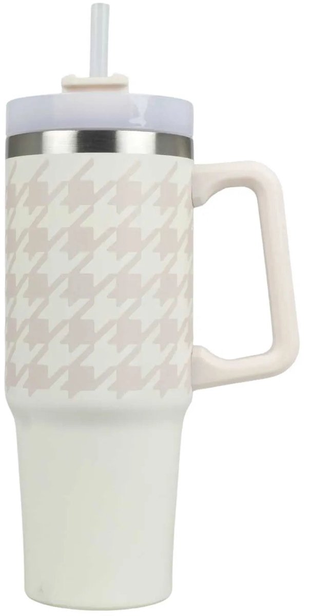 Blokker – Beker – 900ml – creme met print