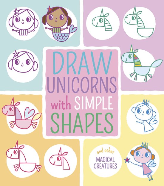 Draw Unicorns with Simple Shapes - cover