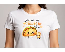 Mama’s Kleine Taco - T Shirt - cute - kawaii - Gift - Cadeau - schattig - schattigdesign - liefdesign - pastelkunst