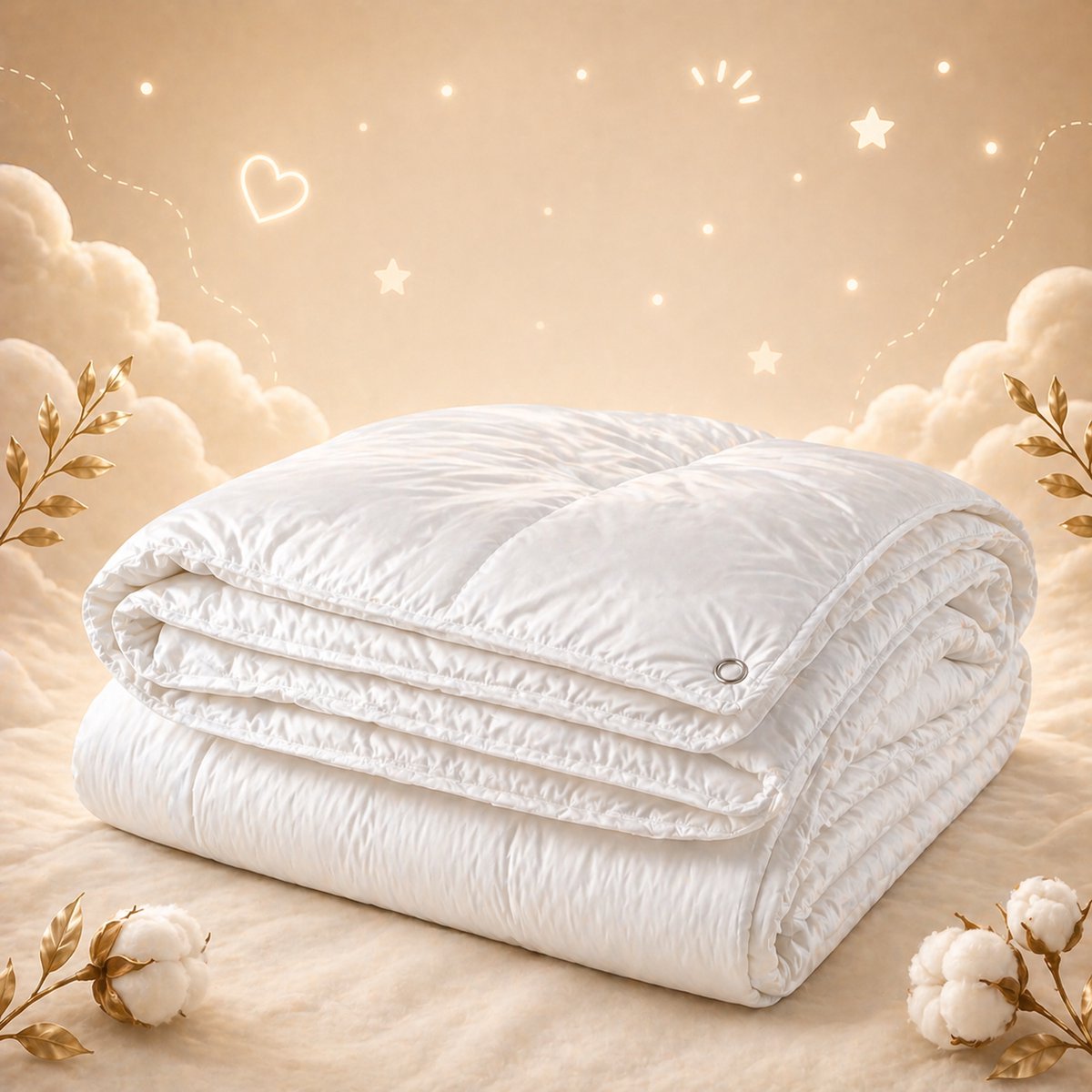Royal Touch Luxe -Hotel Kwaliteit-4-Seizoenendekbed - Zomerdekbed & Winterdekbed -Princess kinderdekbed Baby-Ledikant-100x135cm- Anti Allergie -Antibacterieel- Anti-huisstofmijt-Wasbaar-100% Veilig