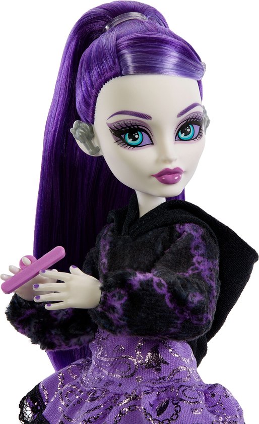 Monster High Self-Scare Secrets - Spectra Vondergeist Modepop met 13 realistische accessoires — afbeelding 4