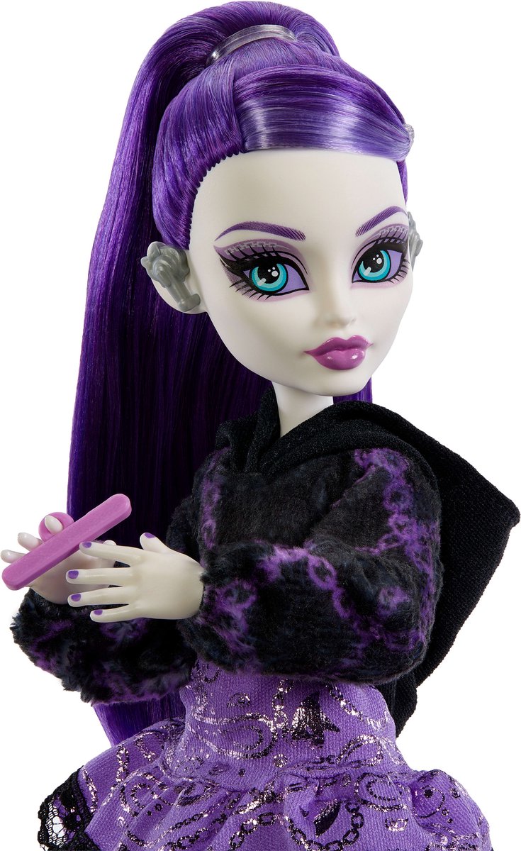 Monster High Self-Scare Secrets - Spectra Vondergeist Modepop met 13 realistische accessoires — afbeelding 4