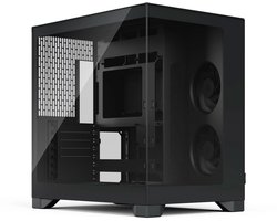 Fractal Design Pop 2 Vision Black - Mid-Tower - ATX, M-ATX, Mini-ITX - incl. 4x Aspect 12X Reverse Black non-PWM case fans