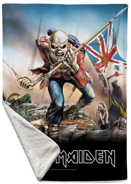 Iron Maiden Trooper Unisex Dekens - meerkleurig - Standard