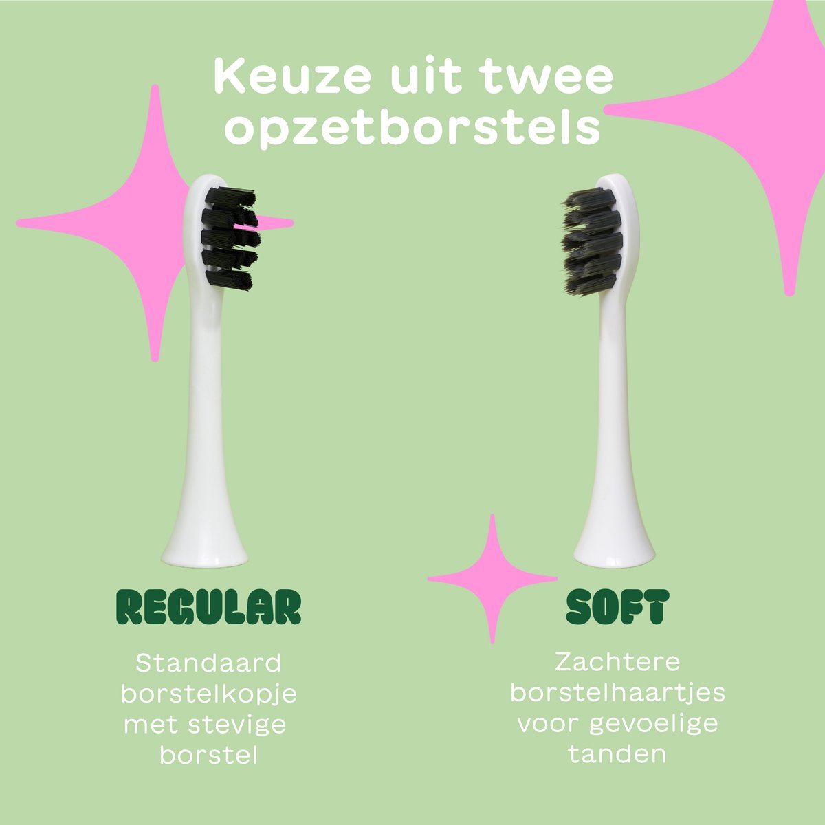 BOOMBRUSH Elektrische Tandenborstel Sonisch Zwart 90 Dagen - afbeelding 2