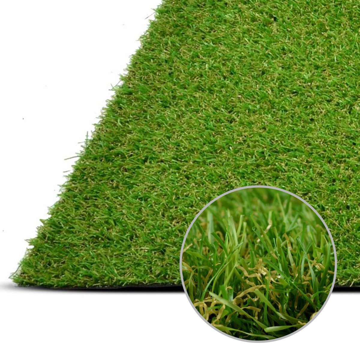 FLOORDIREKT Kunstgras - Riviera - Grastapijt voor binnen en buiten - 14 mm - 100 x 400 cm