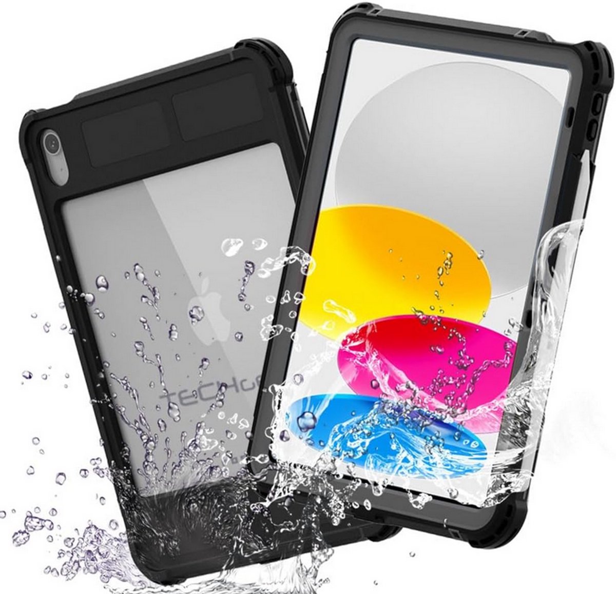 Phonesmart Waterproof Case Black voor Apple iPad 10.9/11 2025