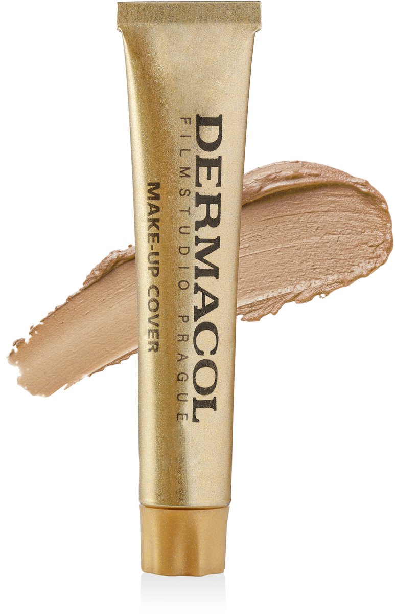 Dermacol Full Coverage Matte Foundation - Waterproof Make-Up - Olie-vrije Formule - SPF 30 - Extreme Dekking - Langdurig