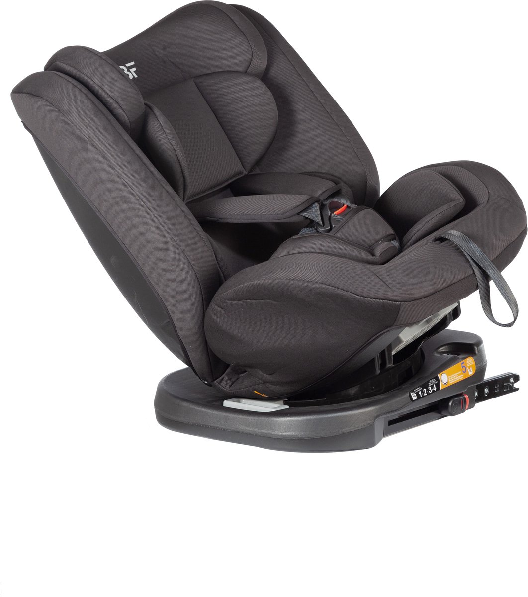 Bebies First Autostoel 360 Graden – i-Size Autostoel 40-150 cm – Draaibaar met ISOFIX en Top Tether – Zwart thumbnail 6
