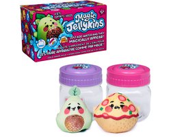 Magic Jellykins - Verrassingsknuffel in pot 2-Pack - Water Geactiveerd Squishy Speelgoed met Magische Transformatie - Surprise Knuffels in Blind Verpakking - 7,6 cm