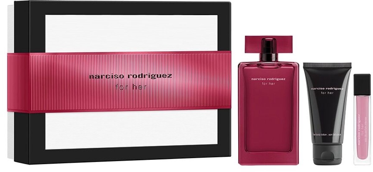 Parfumset voor Dames Narciso Rodriguez FOR HER INTENSE 3 Onderdelen